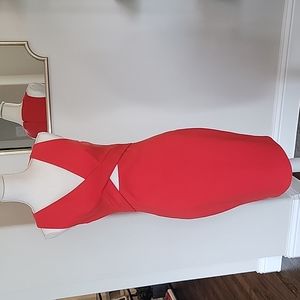 Red Robert Rodriguez Size 2, sheath dress